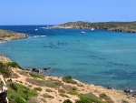 Pohled z es Grau na ostrov Illa d´en Colom